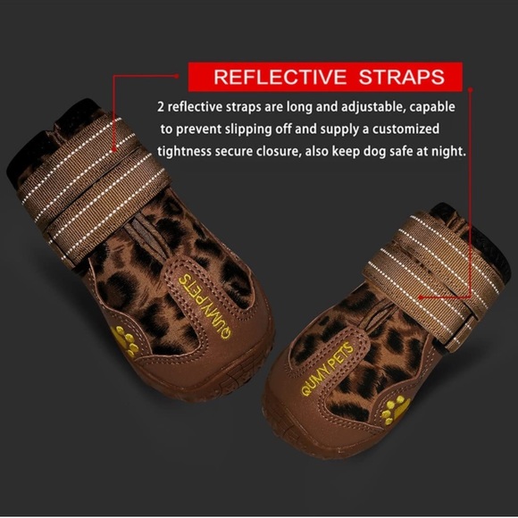 97. NWT Leopard dog boots size 7 + nail clipper set - Picture 7 of 10